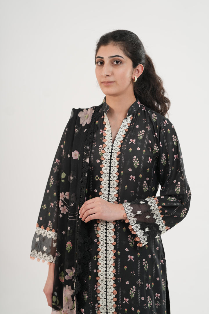 Farah - Qalamkar Q Prints Festive Stitched