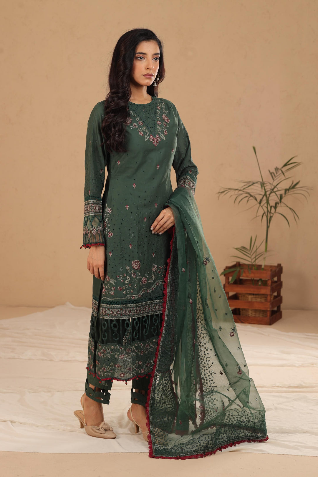 Azure Grace - Farasha Luxury Lawn Collection