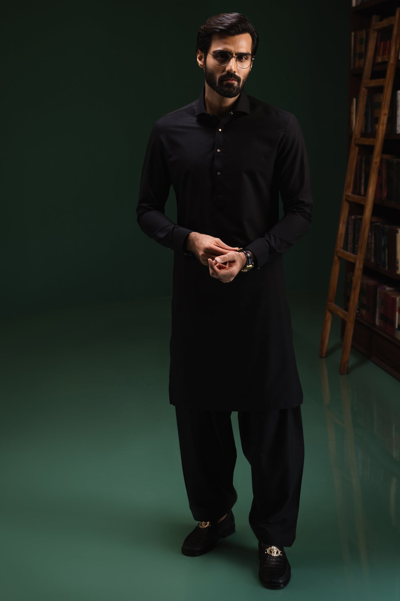 Blended Black Shalwar Kameez - Cast & Crew