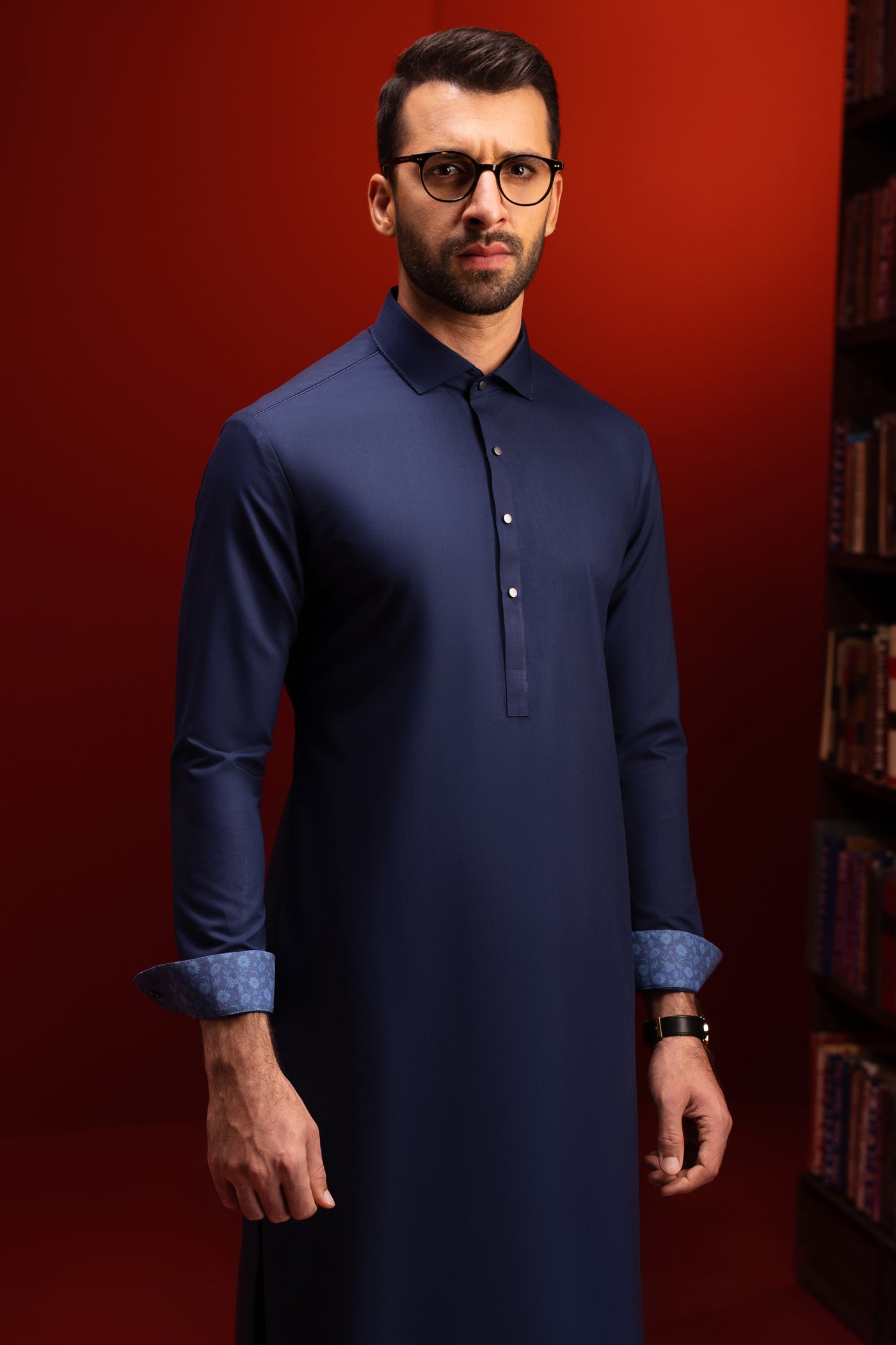 Blended Navy Shalwar Kameez - Cast & Crew