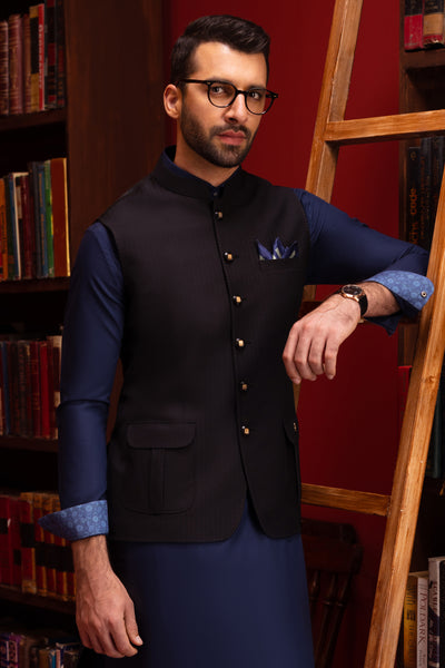 Blended Navy Shalwar Kameez - Cast & Crew