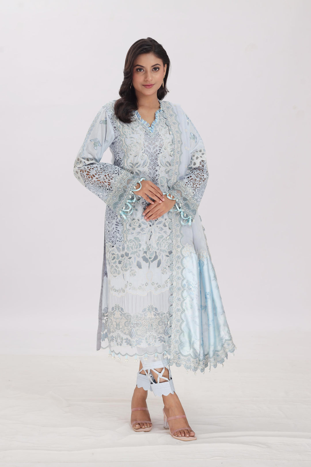 Design 2 - Baroque Eid Swiss Lawn Stitched