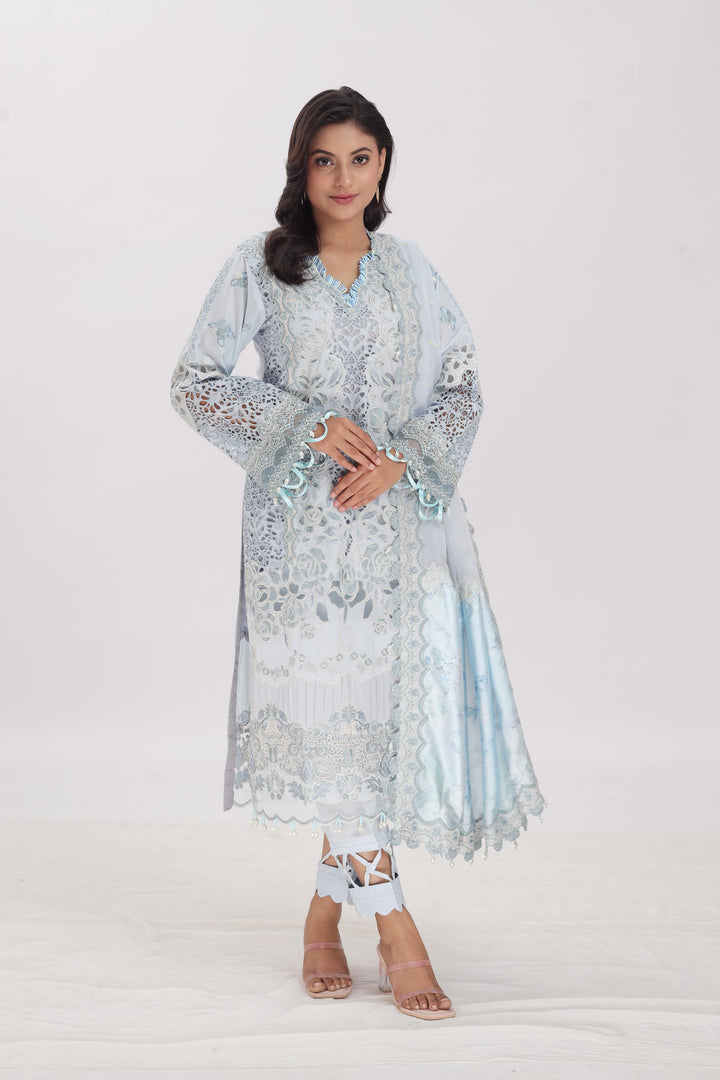 Design 2 - Baroque Eid Swiss Lawn Stitched