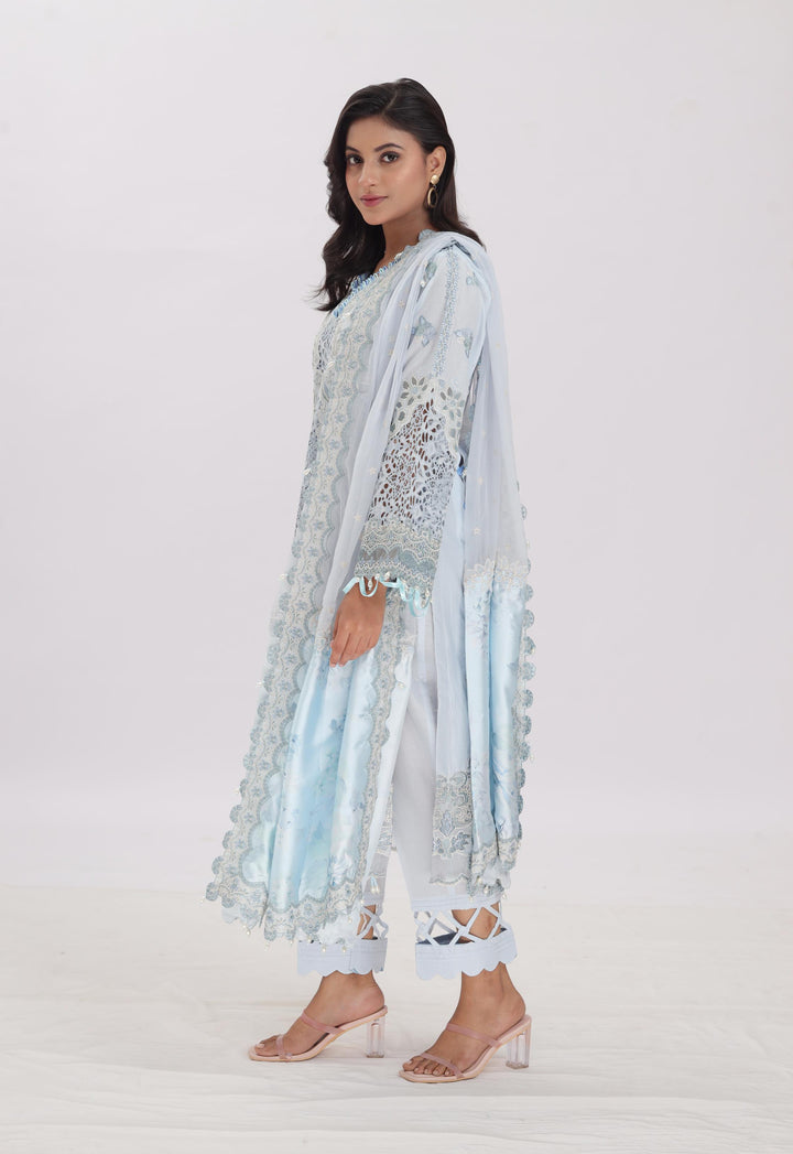 Design 2 - Baroque Eid Swiss Lawn Stitched