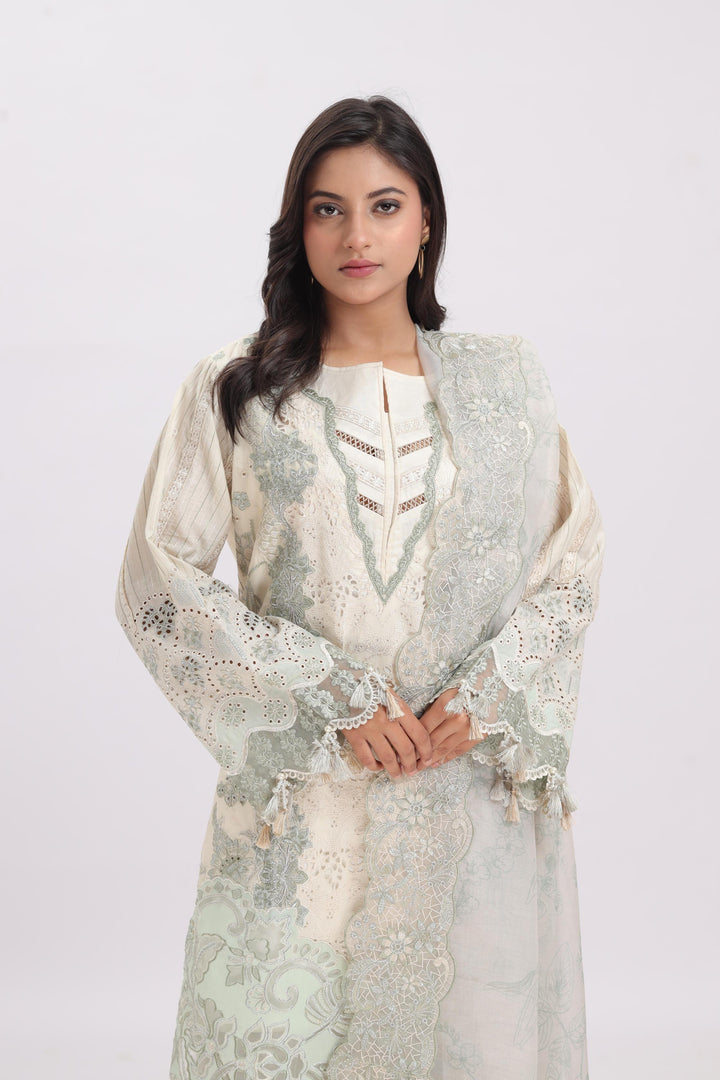 Design 4 - Baroque Eid Swiss Lawn Stitched
