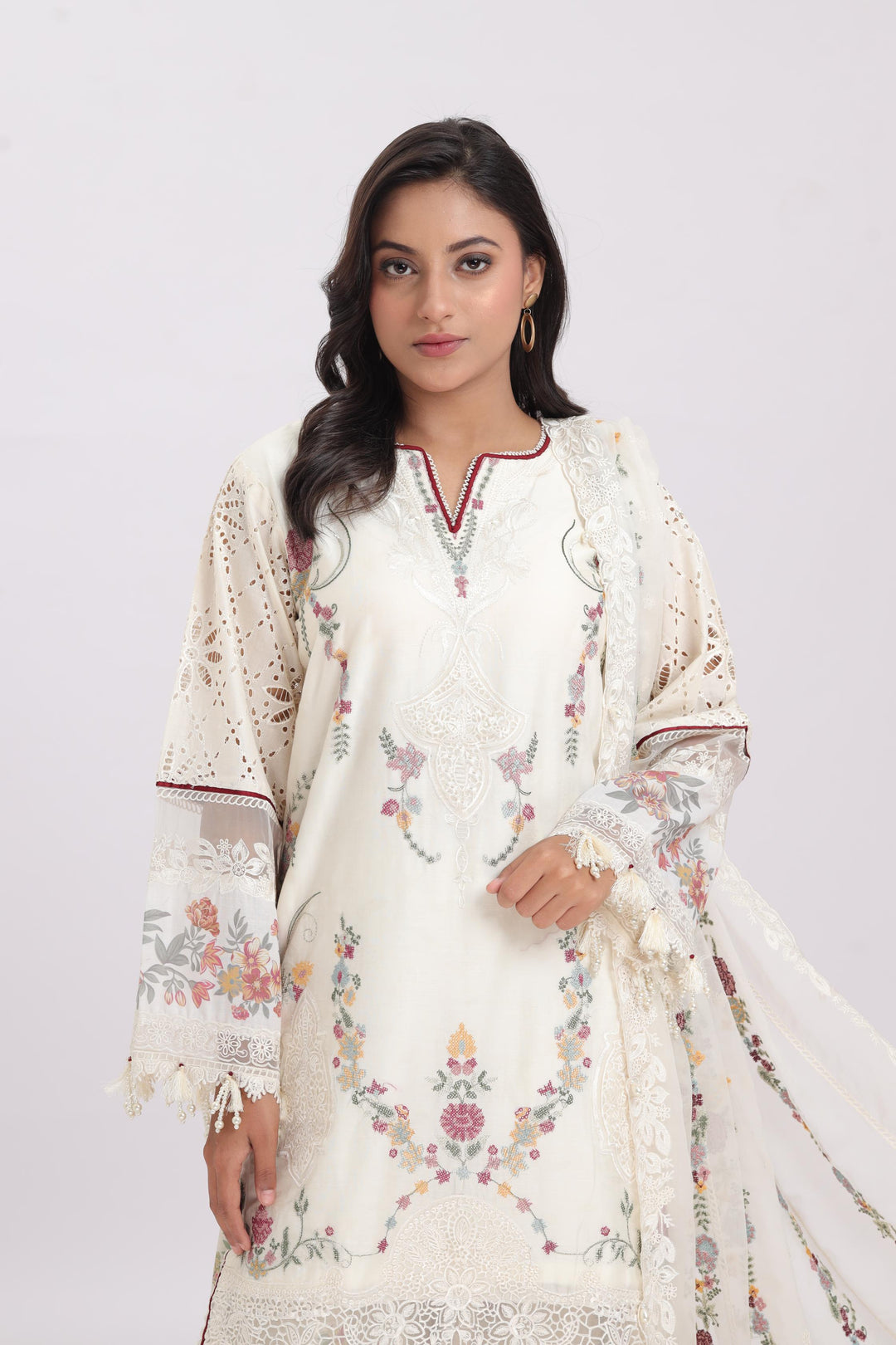 Design 6- Baroque Eid Swiss Lawn Stitched