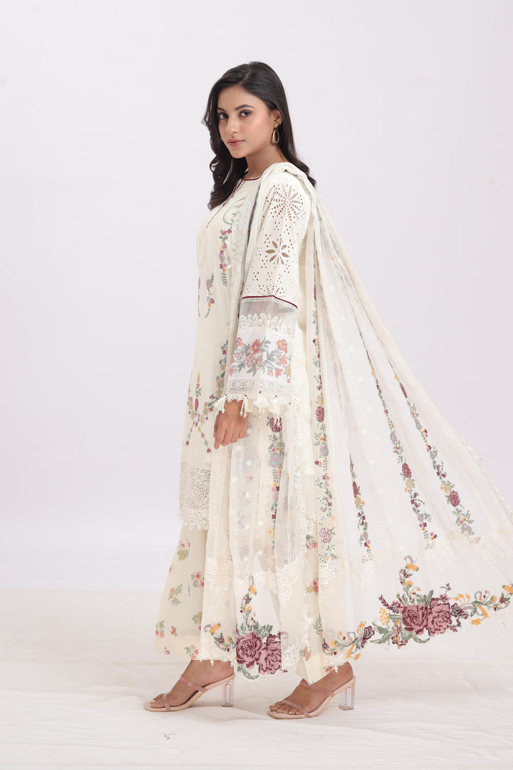 Design 6- Baroque Eid Swiss Lawn Stitched