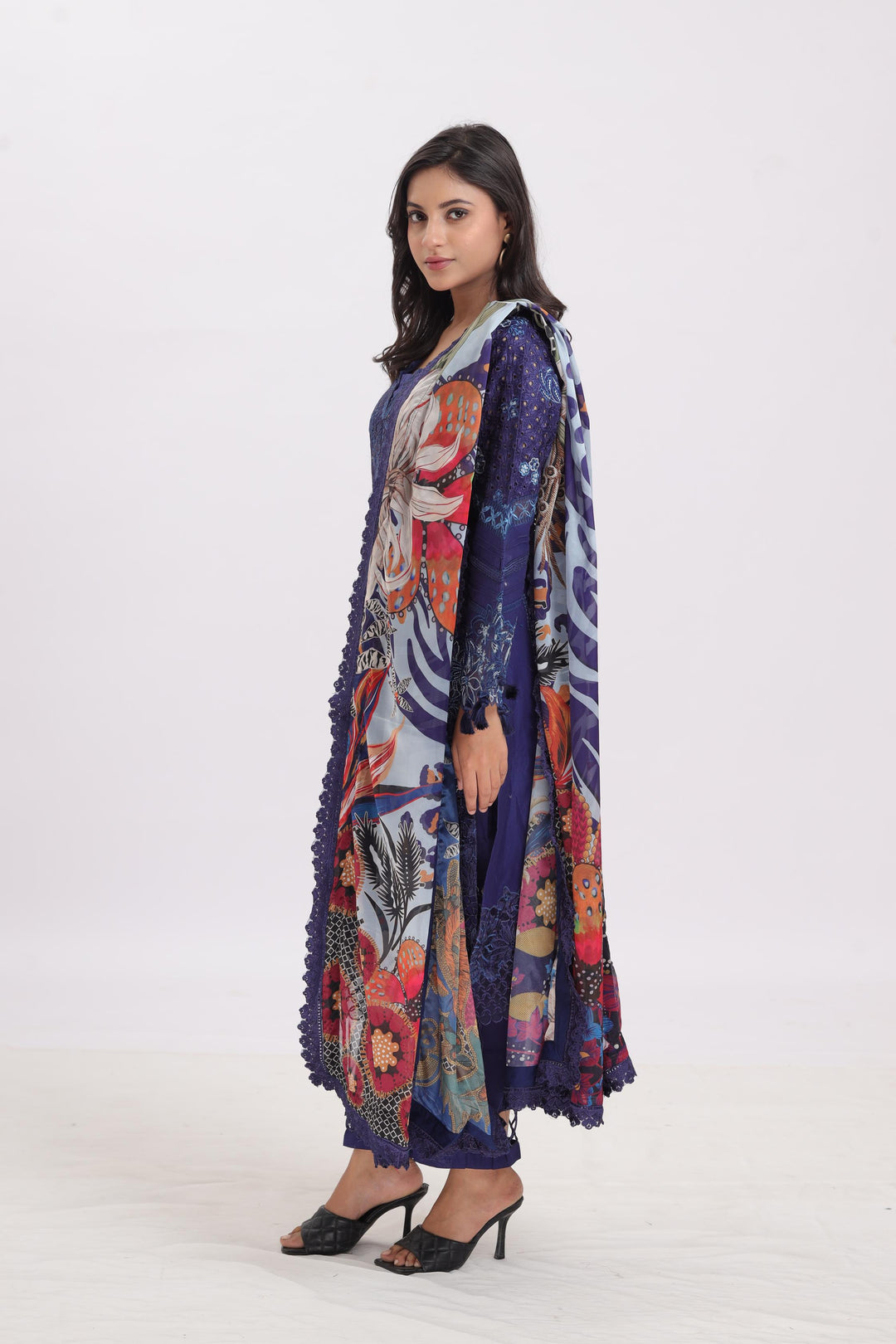 Design 7 - Baroque Eid Swiss Lawn Stitched
