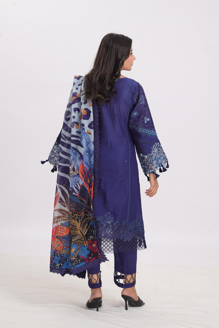 Design 7 - Baroque Eid Swiss Lawn Stitched
