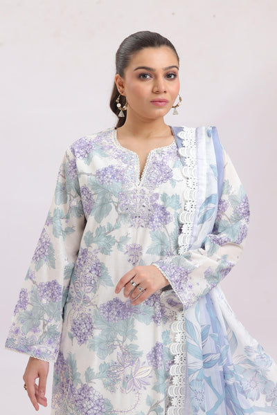 Bloomsway - Ayzel Printed Embroidered Stitched