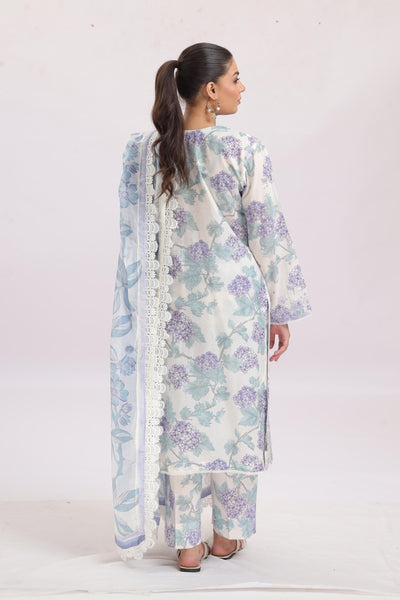 Bloomsway - Ayzel Printed Embroidered Stitched