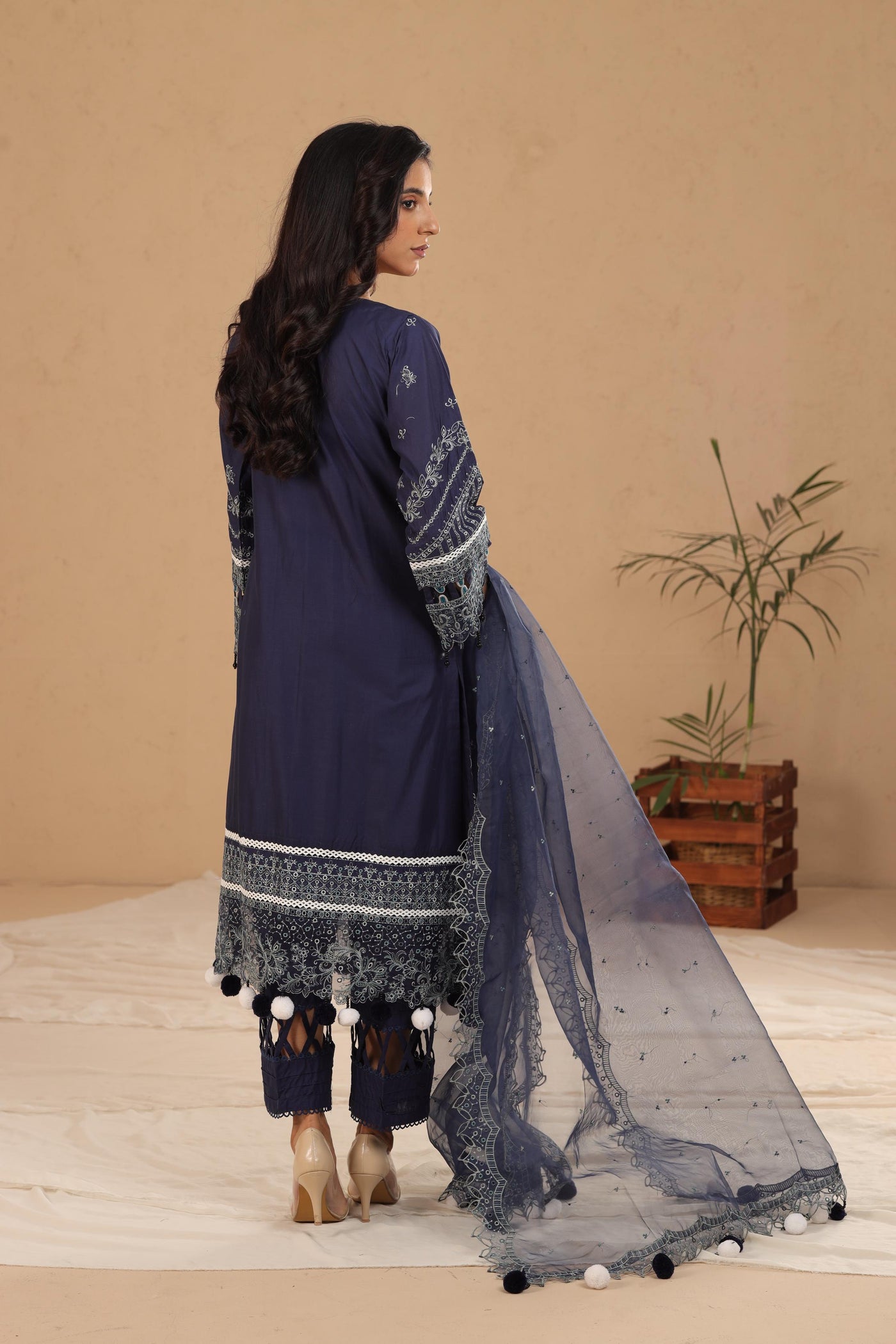 Blue Ochre - Farasha Luxury Lawn Collection