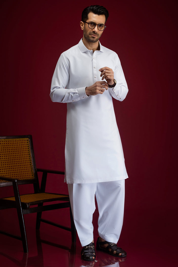 Blended White Shalwar Kameez - Cast & Crew