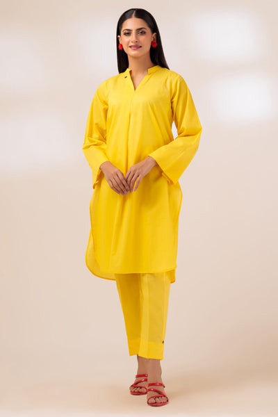 Cambric Yellow 2 Piece Stitched Suit - Bonanza