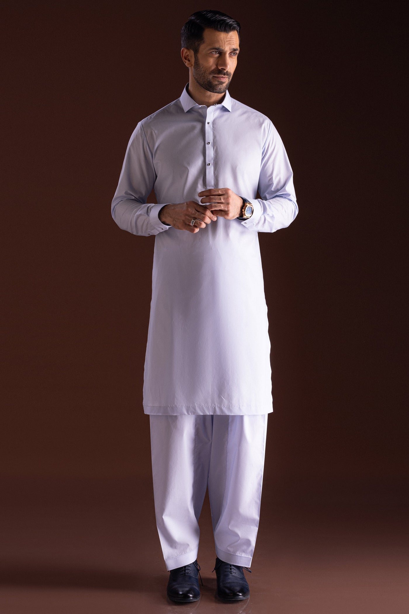 Cotton Blue Kameez Shalwar - Cast & Crew