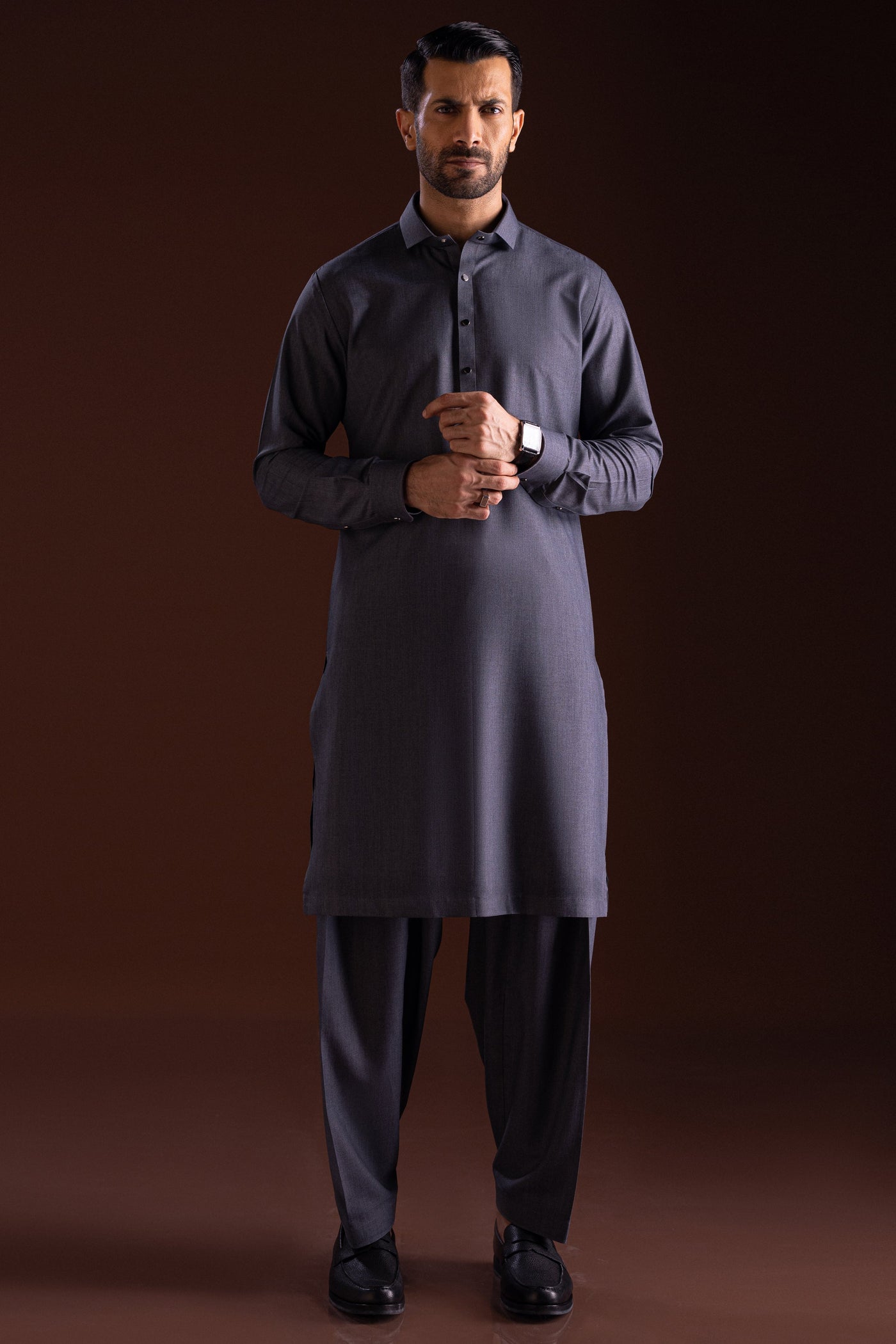 Blended Grey Kameez Shalwar - Cast & Crew