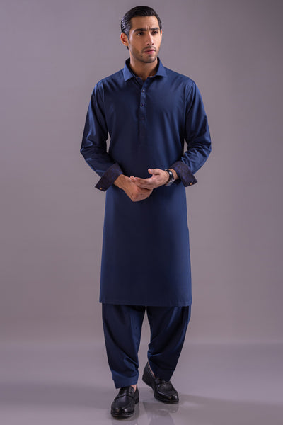 Blended Blue Shalwar Kameez - Cast & Crew