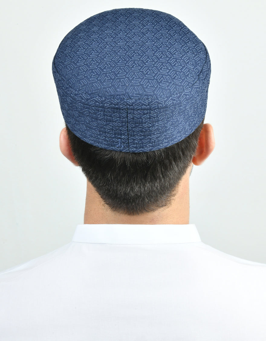 Blended Blue Cap - J. Junaid Jamshed