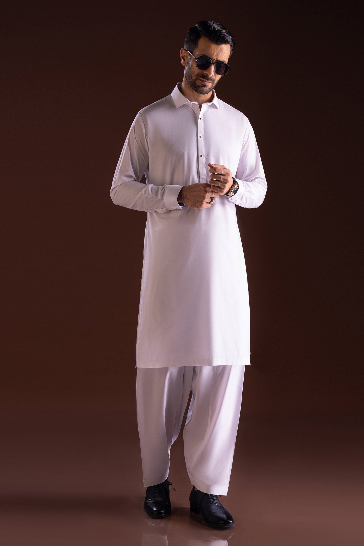 Cotton White Kameez Shalwar - Cast & Crew