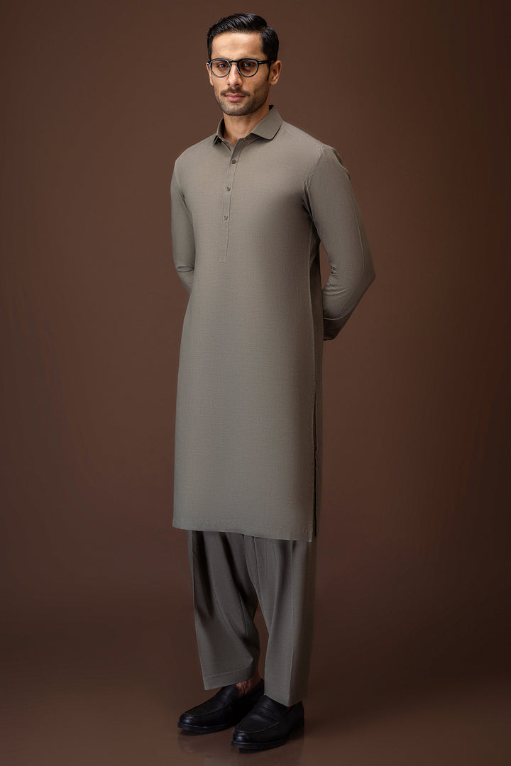 Blended Olive Shalwar Kameez - Cast & Crew