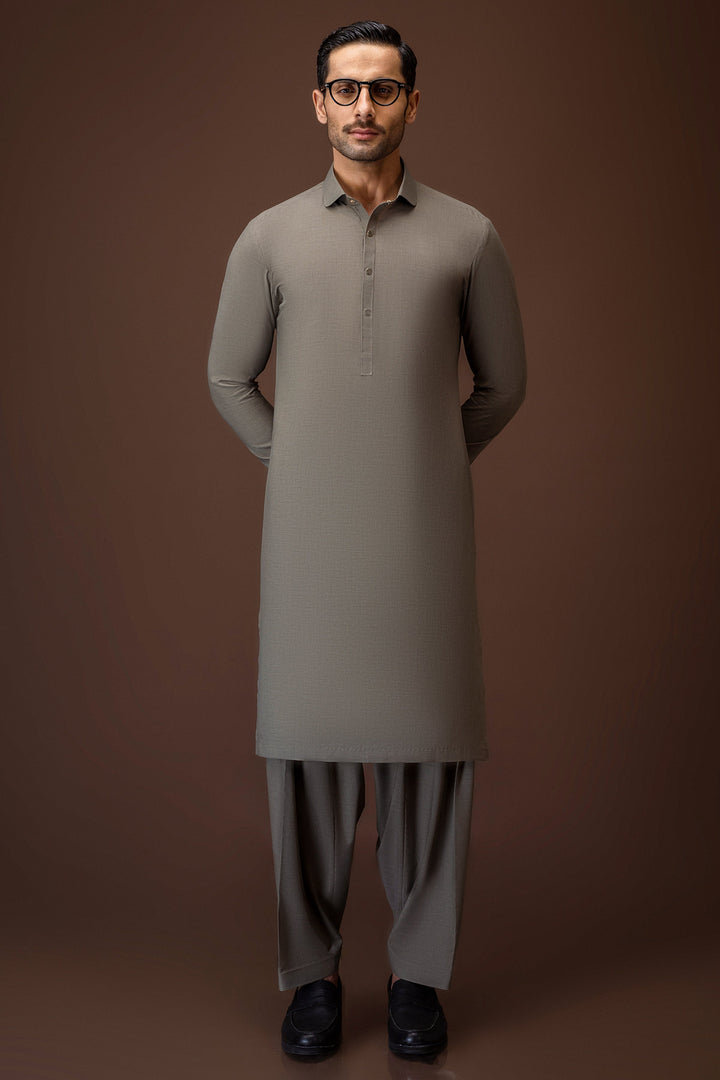 Blended Olive Shalwar Kameez - Cast & Crew