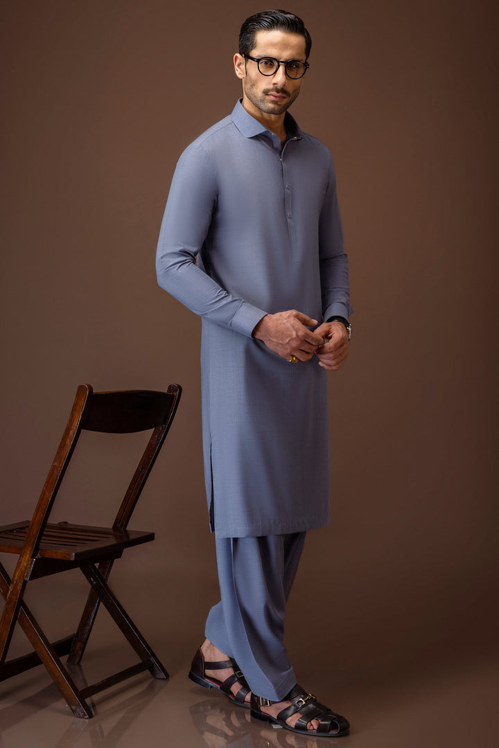 Blended Denim Shalwar Kameez - Cast & Crew