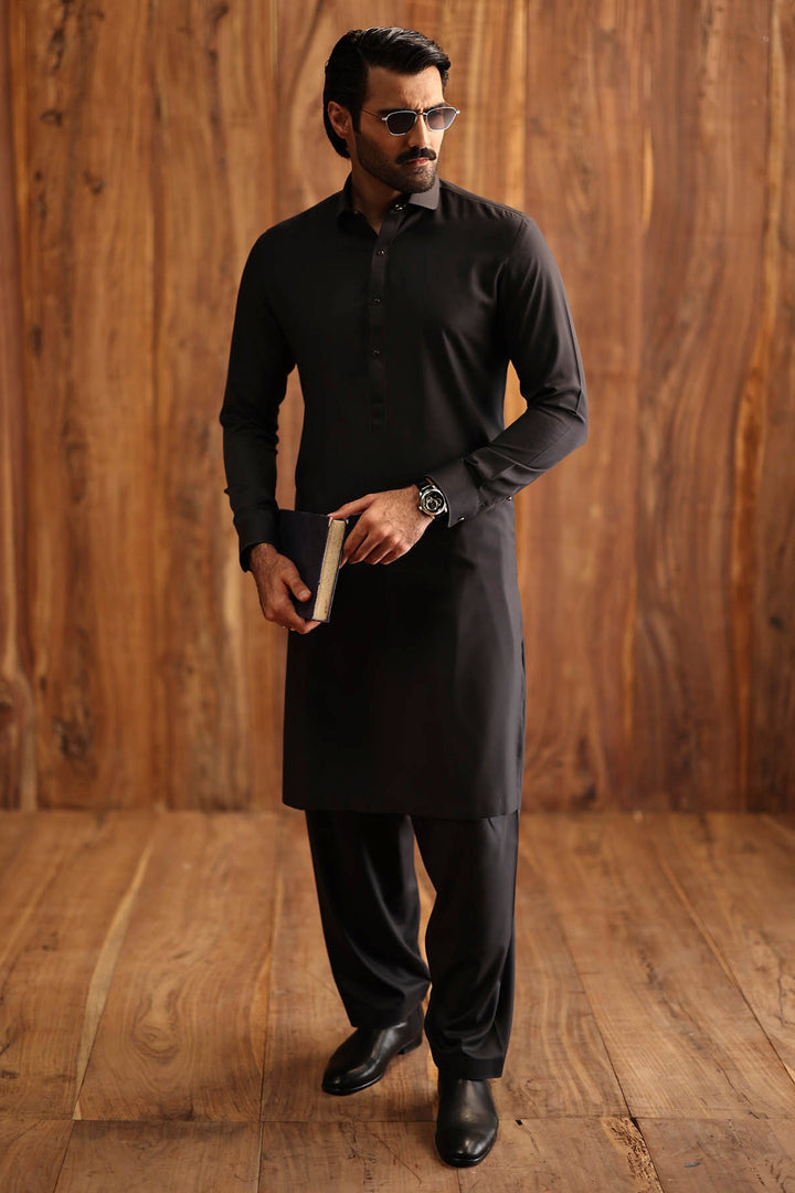 Blended Carbon  Grey Shalwar Kameez - Cast & Crew