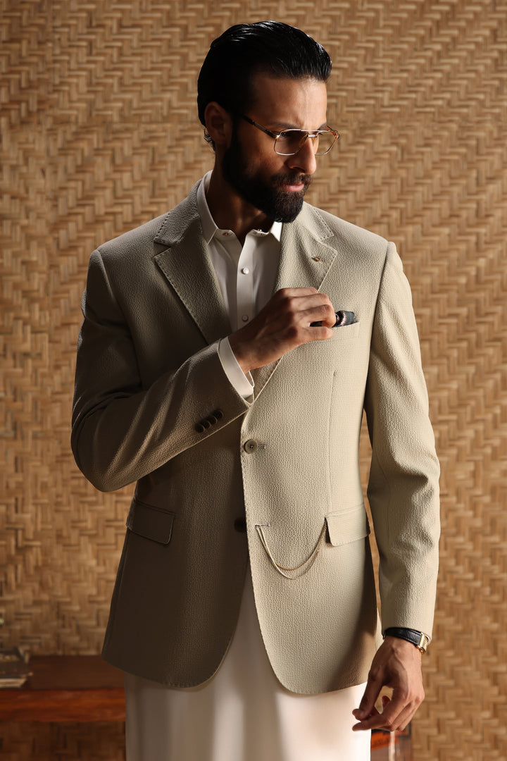 Blended Off White Shalwar Kameez - Cast & Crew