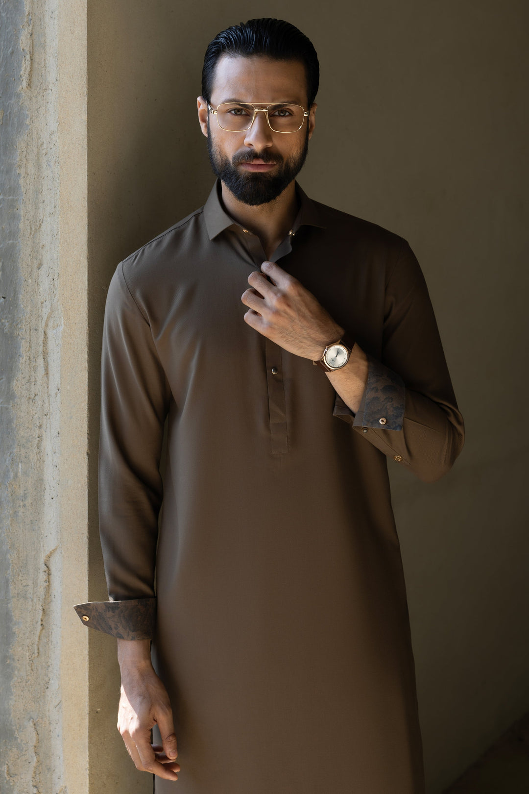 Blended Olive Shalwar Kameez - Cast & Crew