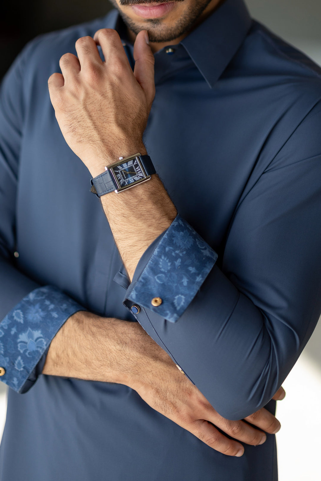 Blended Roman Blue Shalwar Kameez - Cast & Crew