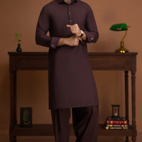 Blended Coffee Shalwar Kameez - J. Junaid Jamshed