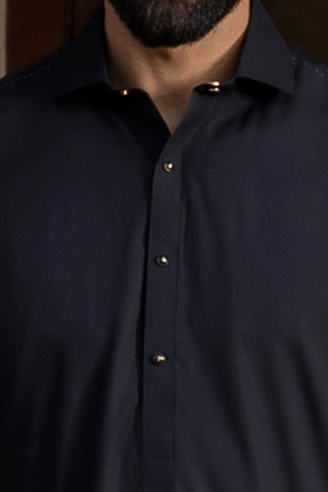 Blended Black Shalwar Kameez - J. Junaid Jamshed