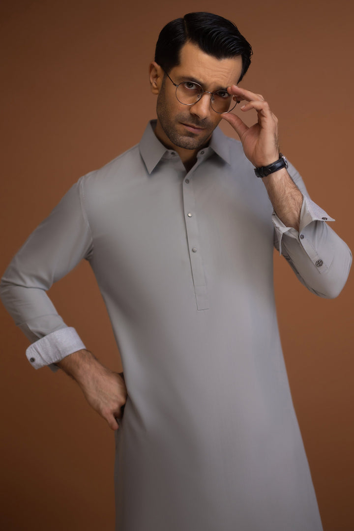 Blended Abbey Stone Shalwar Kameez - J. Junaid Jamshed