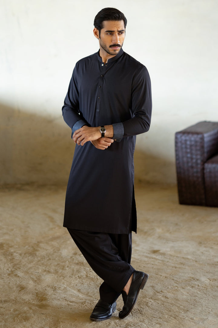 Blended Black Shalwar Kameez - Cast & Crew