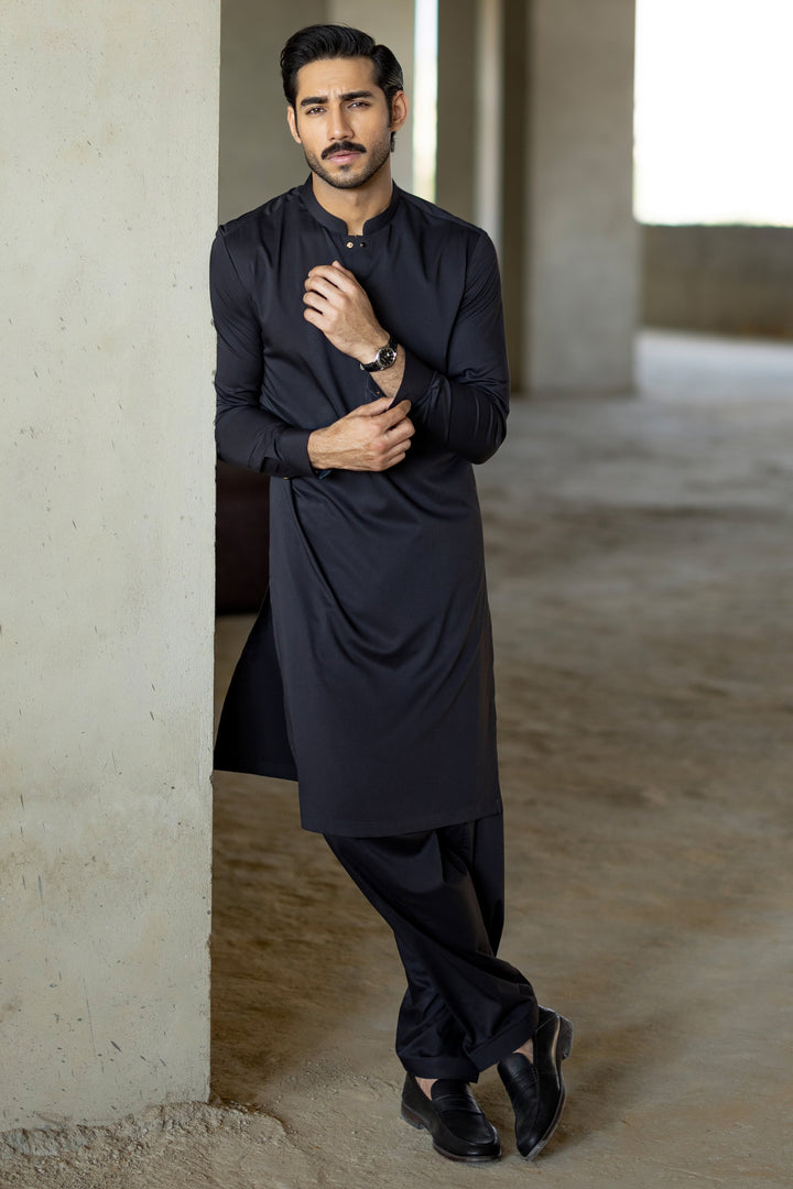 Blended Black Shalwar Kameez - Cast & Crew