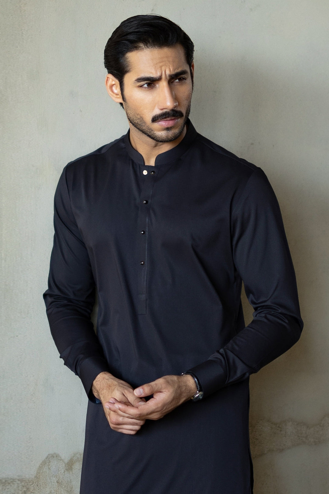 Blended Black Shalwar Kameez - Cast & Crew