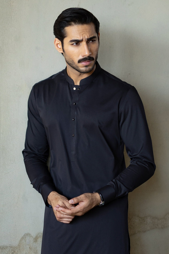 Blended Black Shalwar Kameez - Cast & Crew