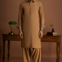 Blended Dark Sand Shalwar Kameez - Cast & Crew