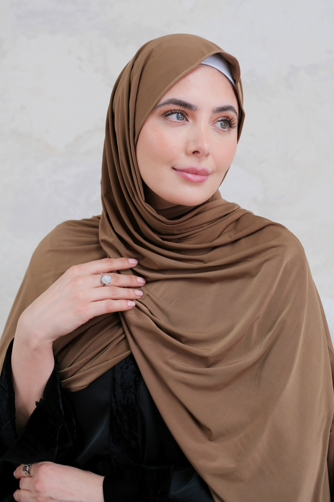 Cedar Fluid Jersey Hijab