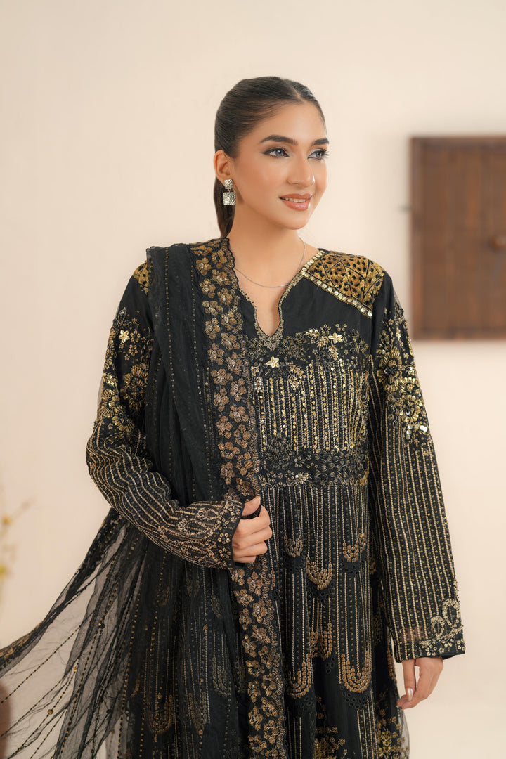 Chariot - Afrozeh La Fuchsia Stitched