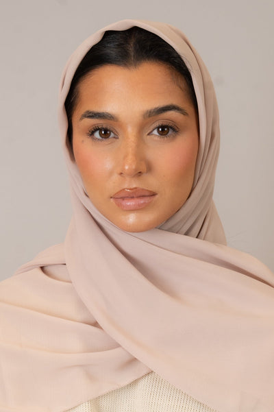 Nude Chiffon Hijab