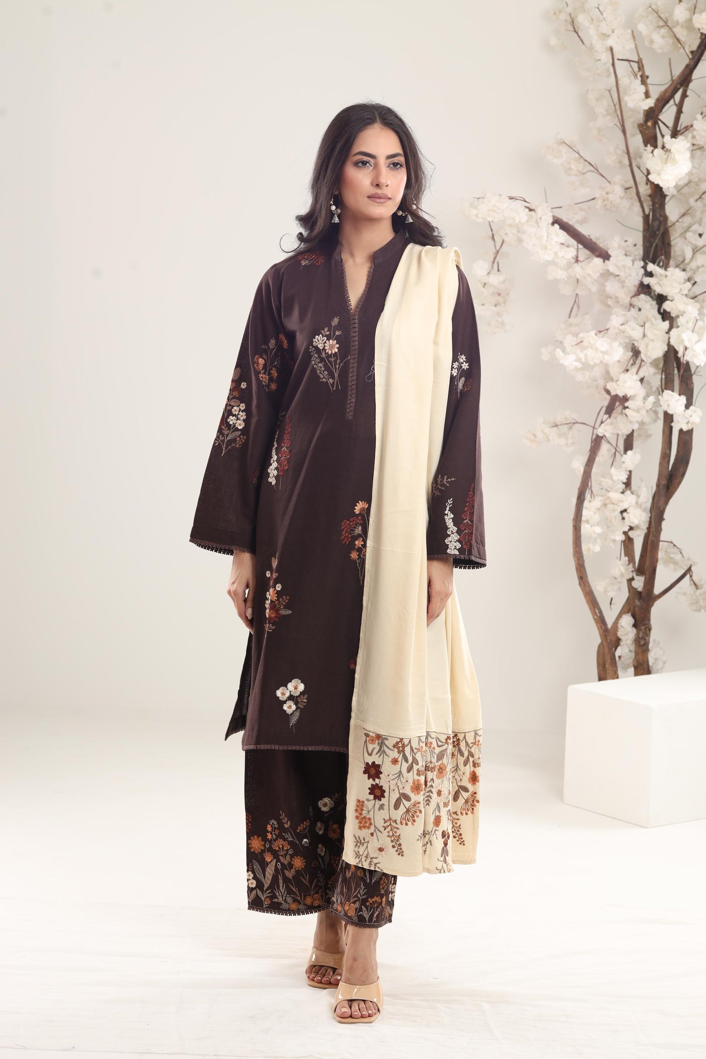 Citrine-2A - Coco by Zara Shahjahan Winter Stitched