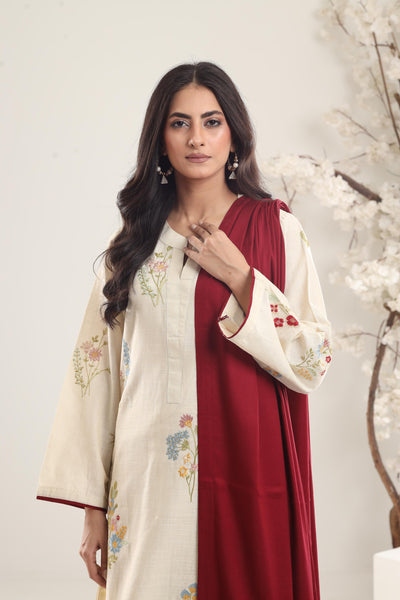 Citrine-2B - Coco by Zara Shahjahan Winter Stitched