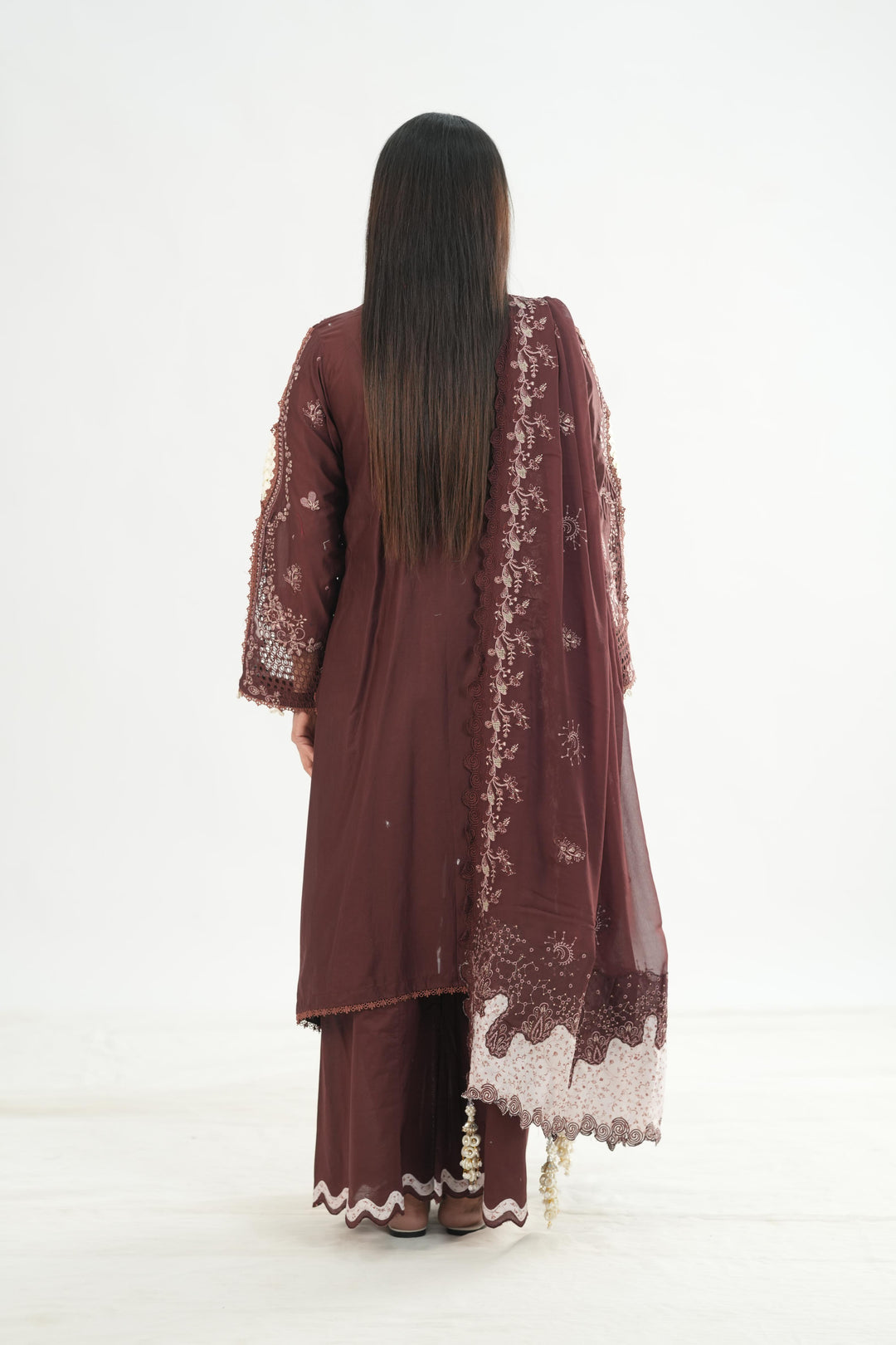 Eshal - Qalamkar Chikankari Eid Edit Stitched