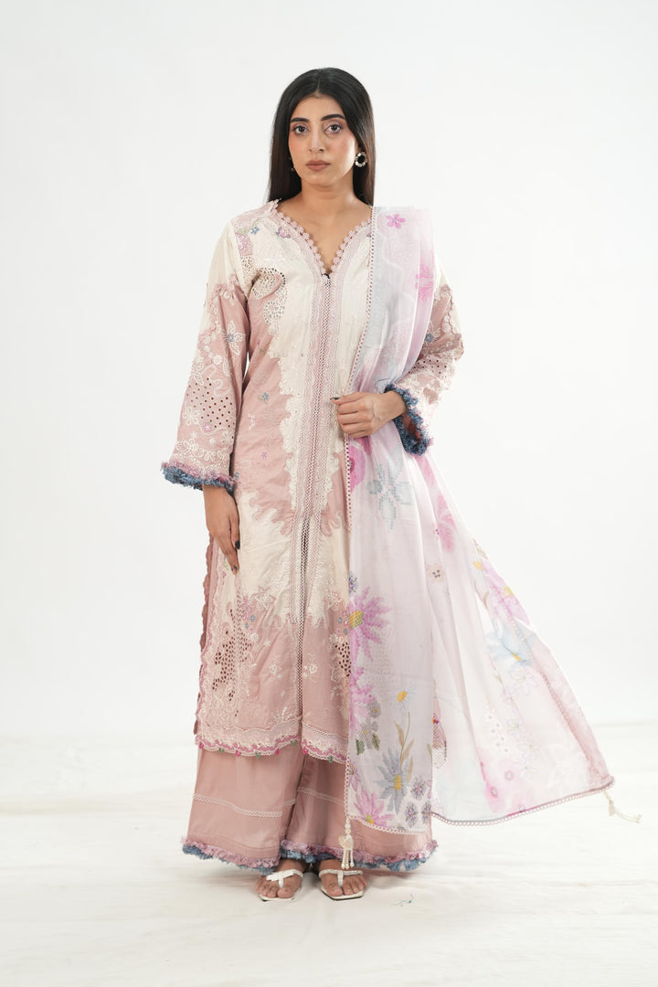 Noura - Qalamkar Chikankari Eid Edit Stitched
