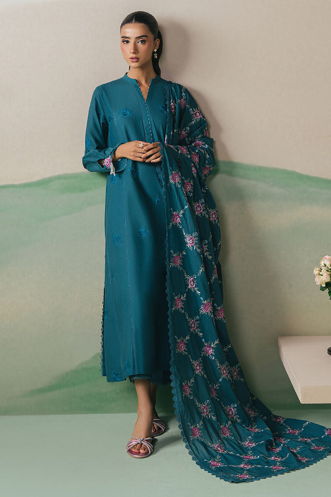 Ocean Depths - Cross Stitch Premium Lawn Stitched