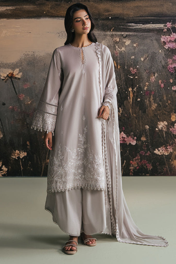 Ash Rose - Cross Stitch Premium Lawn Stitched