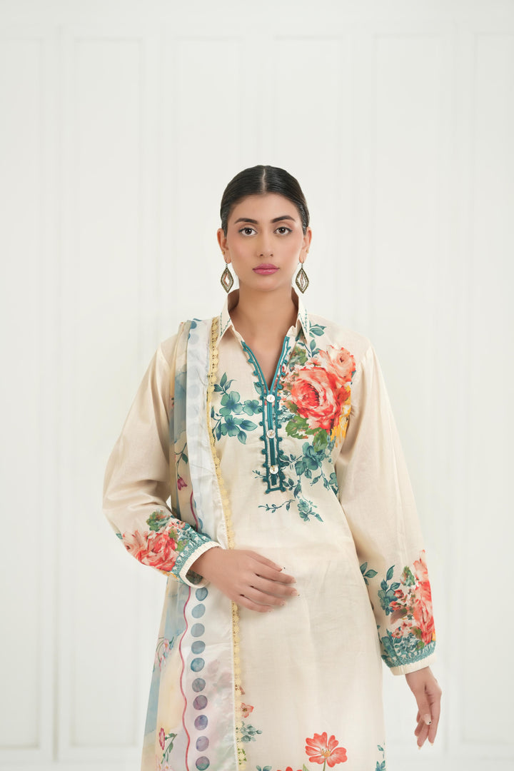 Celene 4A - Zara Shahjahan Coco Drop III Stitched