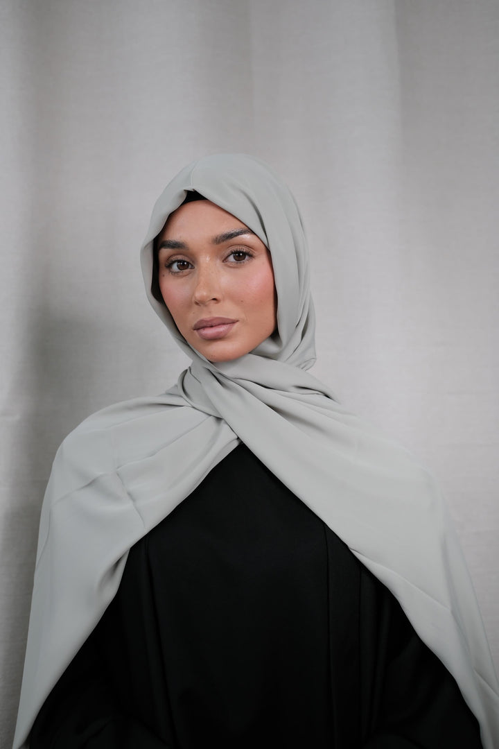 Jade Chiffon Silk Hijab