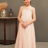Sequence Net Pink Stitched Suit - Ochre